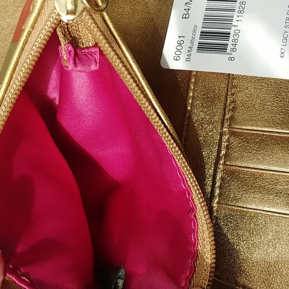 Coach Legacy Striped Wallet/Wristlet - Picture 7 of 12